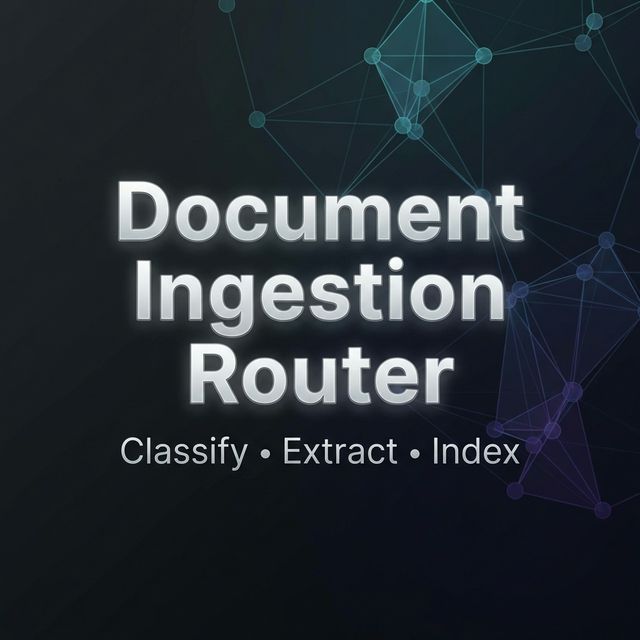 Classification System — Document Ingestion Router